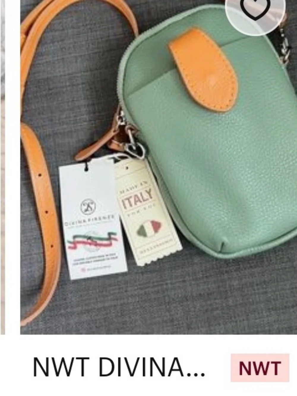 NWT Very Popular very high Quality Davina Firenze bag!  Leather Crossbody Super!